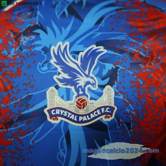 Home Giocatori Maglia Crystal Palace 2024 2025 Blu Rosso Poco Prezzo