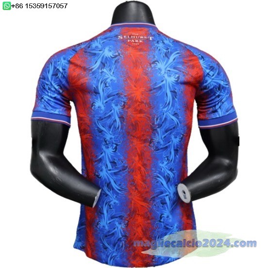 Home Giocatori Maglia Crystal Palace 2024 2025 Blu Rosso Poco Prezzo