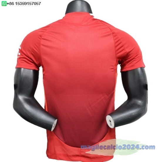 Home Giocatori Maglia Manchester United 2024 2025 Rosso Poco Prezzo