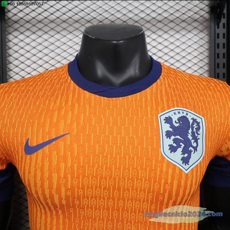Home Giocatori Maglia Paesi Bassi 2024 Poco Prezzo
