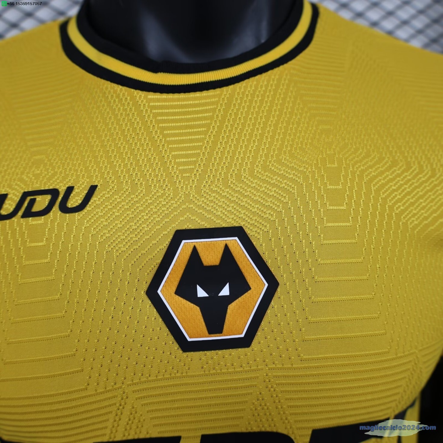 Home Giocatori Maglia Wolves 2024 2025 Giallo Poco Prezzo