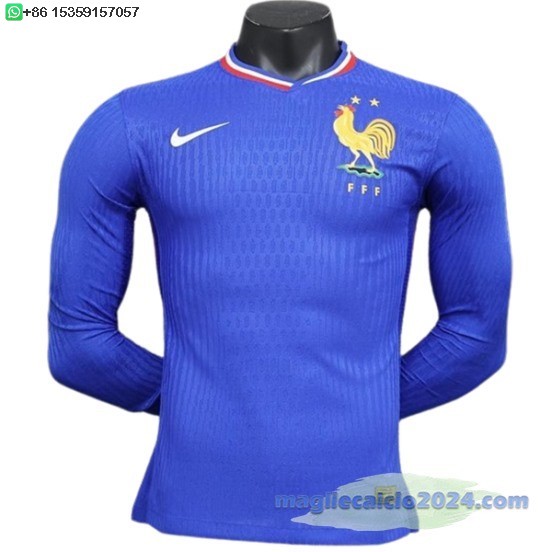 Home Giocatori Manica lunga Francia 2024 Poco Prezzo
