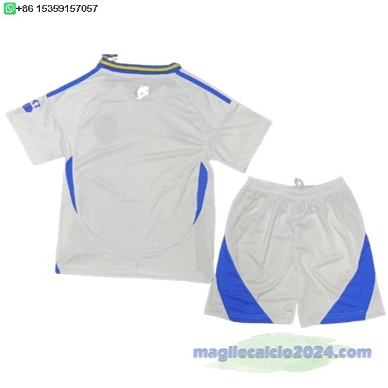 Home Maglia Conjunto De Bambino Leeds United 2024 2025 Bianco Poco Prezzo