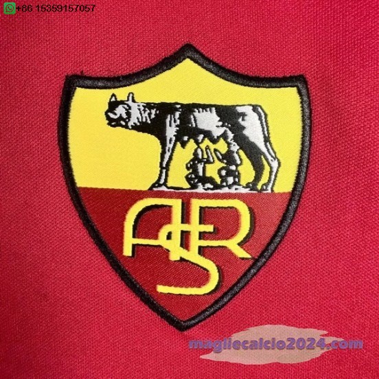 Home Maglia Manica lunga As Roma Retro 1998 1999 Poco Prezzo