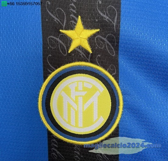 Home Manica lunga Inter Milán Retro 1997 1998 Poco Prezzo