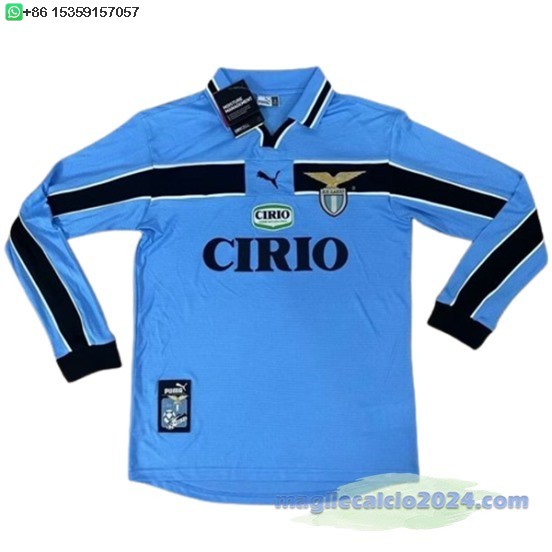 Home Manica lunga Lazio Retro 1998 2000 Luce Poco Prezzo
