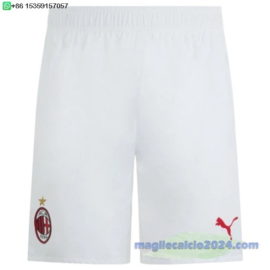 Home Pantaloni AC Milan 2024 2025 Bianco Poco Prezzo