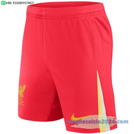 Home Pantaloni Liverpool 2024 2025 Rosso Poco Prezzo