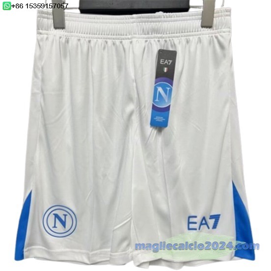 Home Pantaloni Napoli 2024 2025 Bianco Poco Prezzo