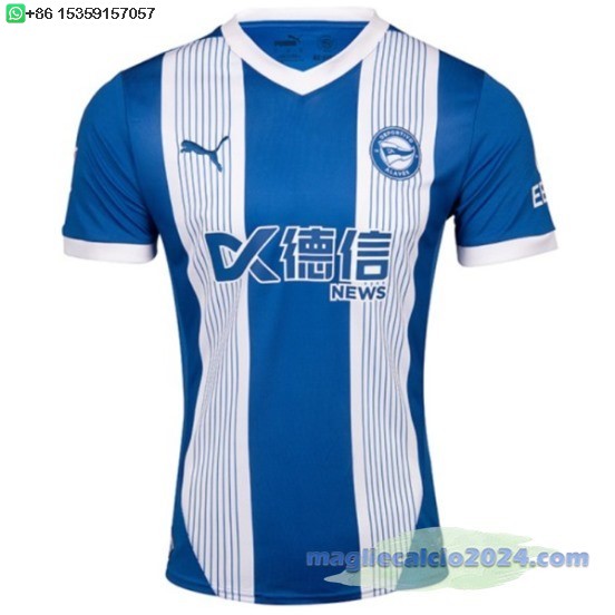 Home Thailandia Maglia Alavés 2024 2025 Blu Poco Prezzo