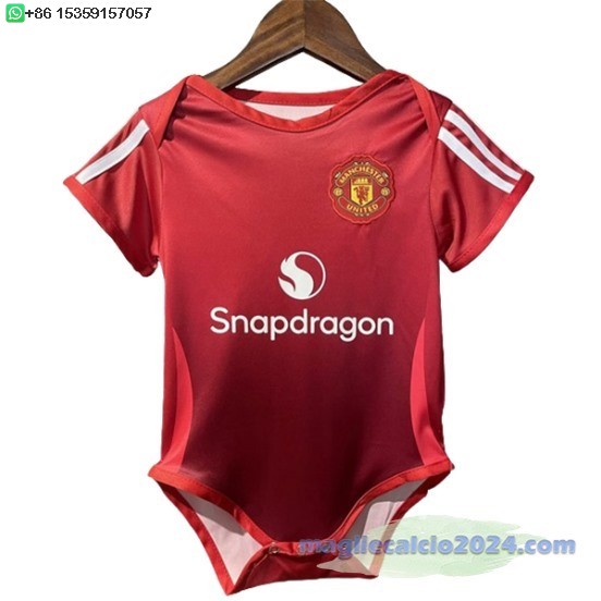 Home Tutine Bambino Manchester United 2024 2025 Rosso Poco Prezzo