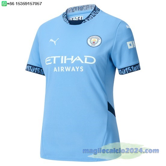 Maglia Manchester City Donna 24/2025 Primera Poco Prezzo