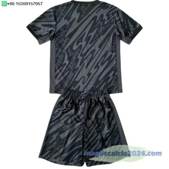 Portiere Conjunto De Bambino Francia 2024 Nero Poco Prezzo