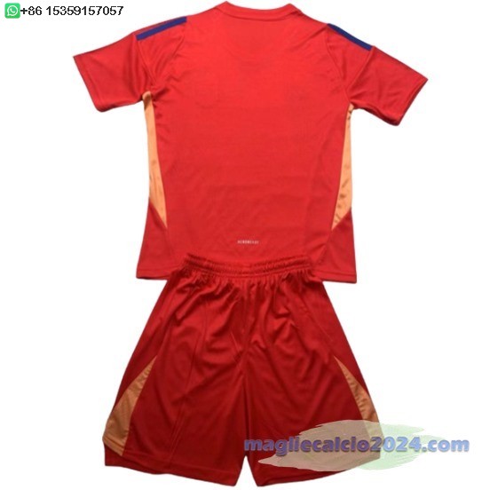 Portiere Conjunto De Bambino Italia 2024 Rosso Poco Prezzo
