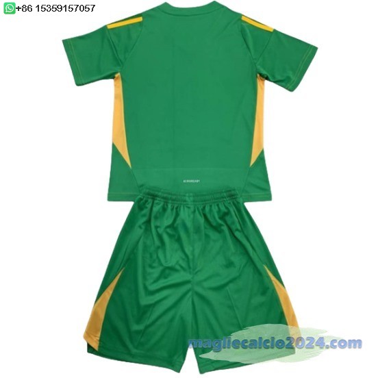 Portiere Conjunto De Bambino Italia 2024 Verde Poco Prezzo