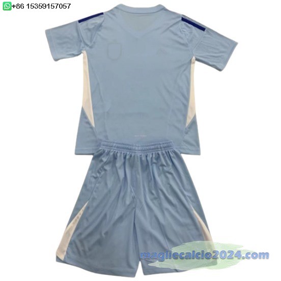 Portiere Conjunto De Bambino Spagna 2024 Blu Poco Prezzo