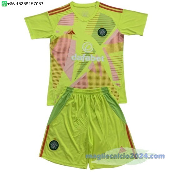 Portiere Conjunto De Uomo Celtic 2024 2025 Giallo Poco Prezzo