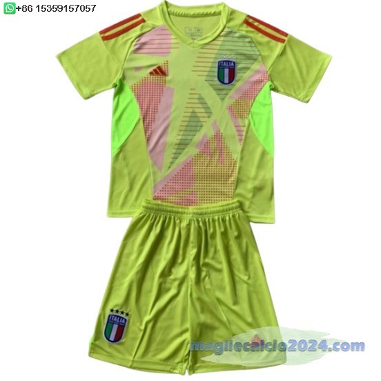 Portiere Conjunto De Uomo Italia 2024 Giallo Poco Prezzo