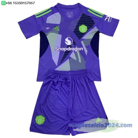Portiere Conjunto De Uomo Manchester United 2024 2025 Purpureo Poco Prezzo