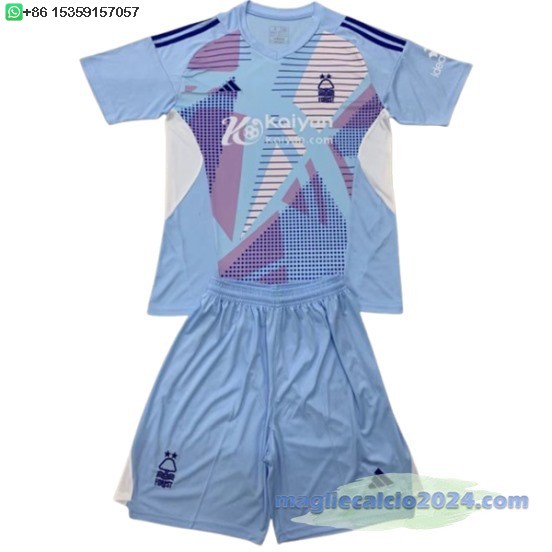 Portiere Conjunto De Uomo Nottingham Forest 2024 2025 Blu Poco Prezzo