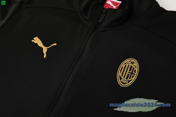 Ropa Deportiva Con Cremallera Larga AC Milan 2024 2025 Nero Rosso Poco Prezzo