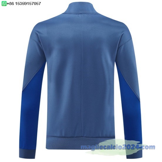 Ropa Deportiva Con Cremallera Larga Inter Milan 2024 2025 Grigio Blu Poco Prezzo