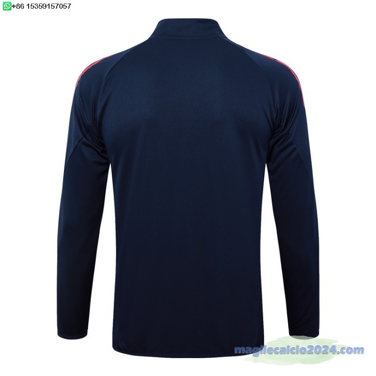 Ropa Deportiva Con Cremallera Larga Italia 2024 Blu I Navy Poco Prezzo
