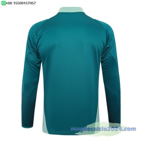 Ropa Deportiva Con Cremallera Larga Italia 2024 Verde Poco Prezzo