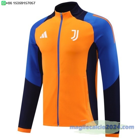 Ropa Deportiva Con Cremallera Larga Juventus 2024 2025 Arancione Blu Poco Prezzo