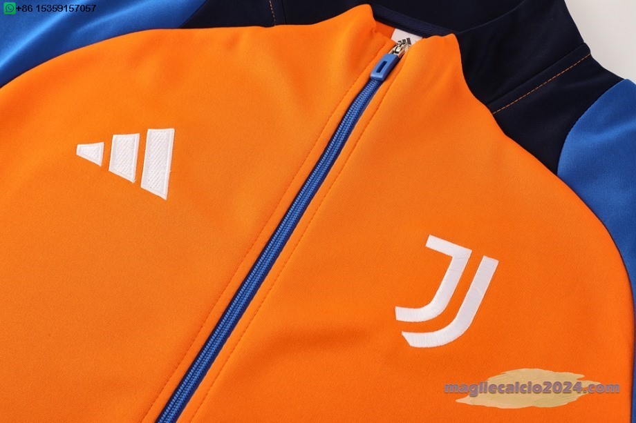 Ropa Deportiva Con Cremallera Larga Juventus 2024 2025 Arancione Blu Poco Prezzo