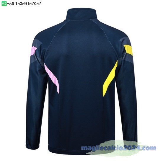 Ropa Deportiva Con Cremallera Larga Juventus 2024 2025 Blu Navy I Rosa Poco Prezzo