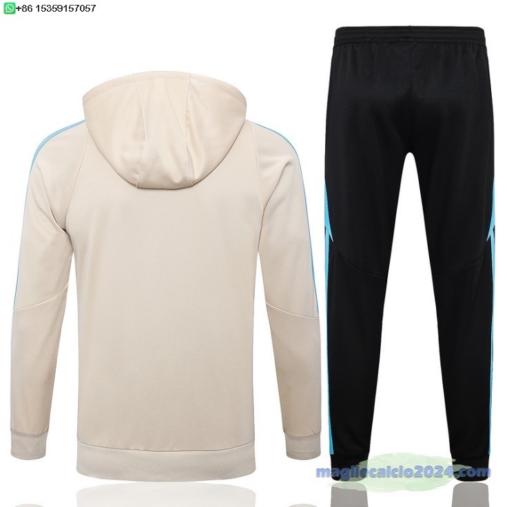 Set Completo Chaqueta Con Capucha Argentina 2024 Giallo Nero Poco Prezzo