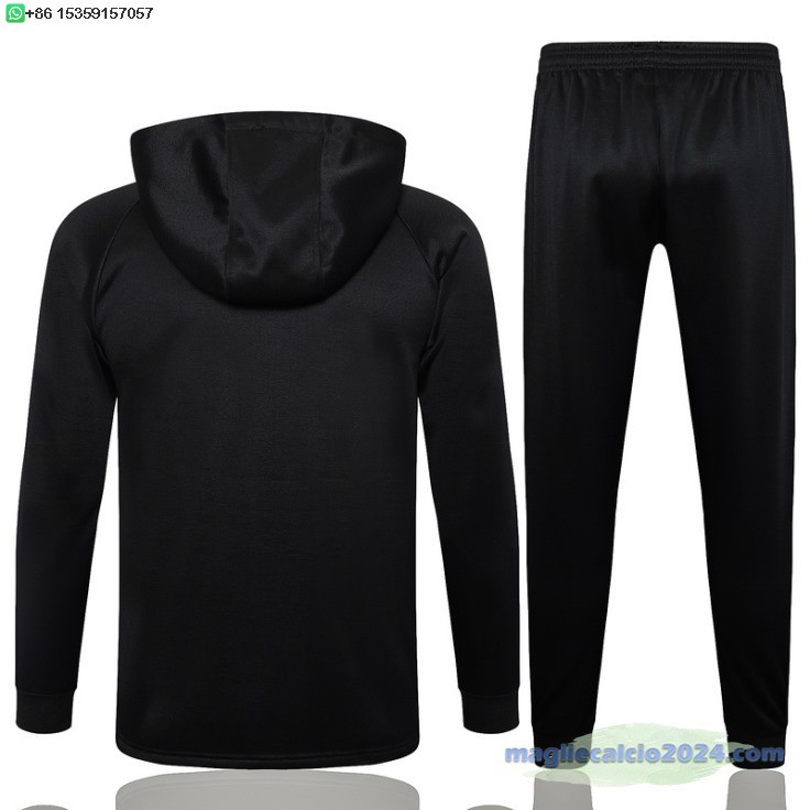 Set Completo Chaqueta Con Capucha Inter Milan 2024 2025 Nero Poco Prezzo