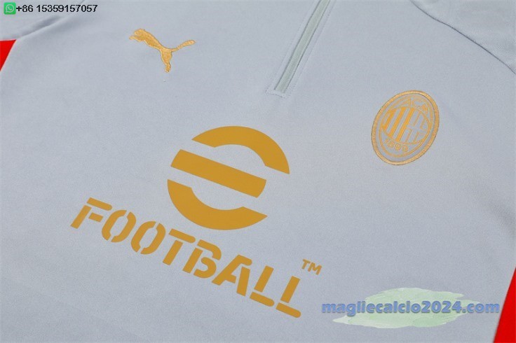 Set Completo Sudadera Formazione AC Milan 2024 2025 Grigio Poco Prezzo