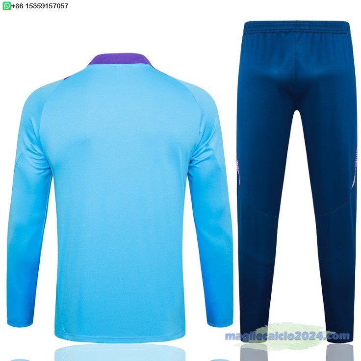Set Completo Sudadera Formazione Argentina 2024 Blu Purpureo Poco Prezzo