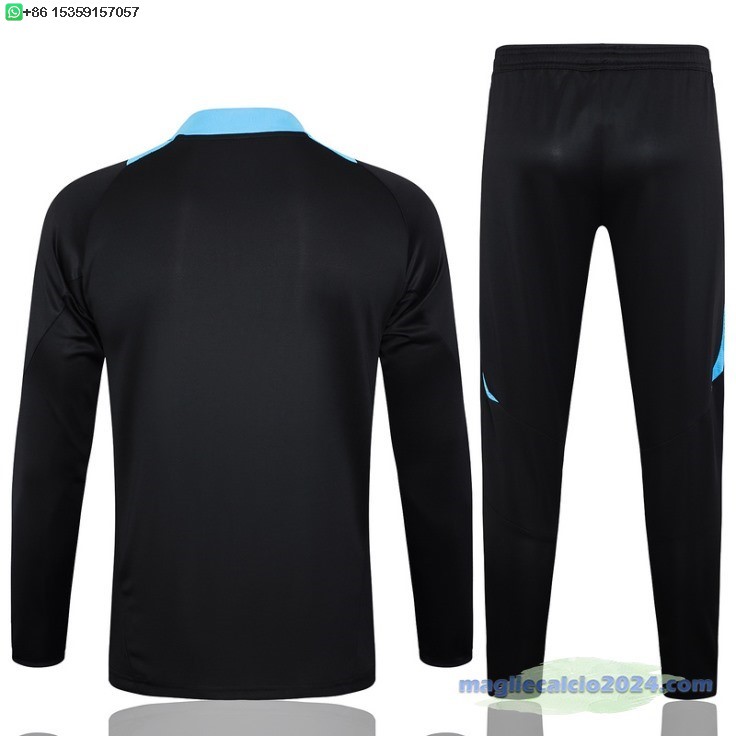 Set Completo Sudadera Formazione Argentina 2024 Nero Blu Poco Prezzo