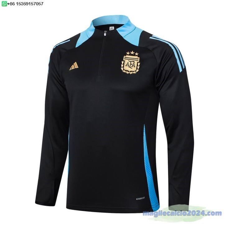 Sudadera Formazione Argentina 2024 Nero Blu Poco Prezzo