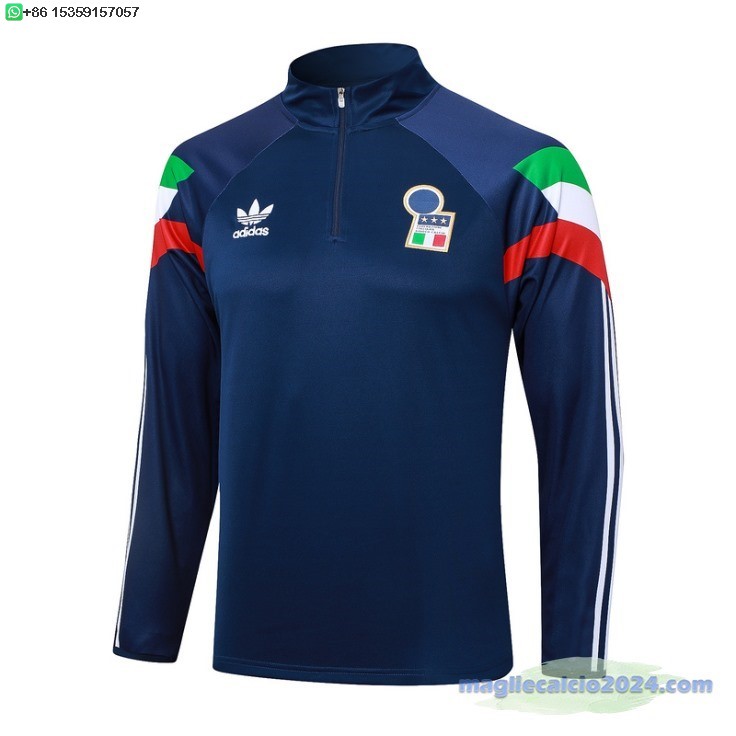 Sudadera Formazione Italia 2024 Blu I Navy Poco Prezzo