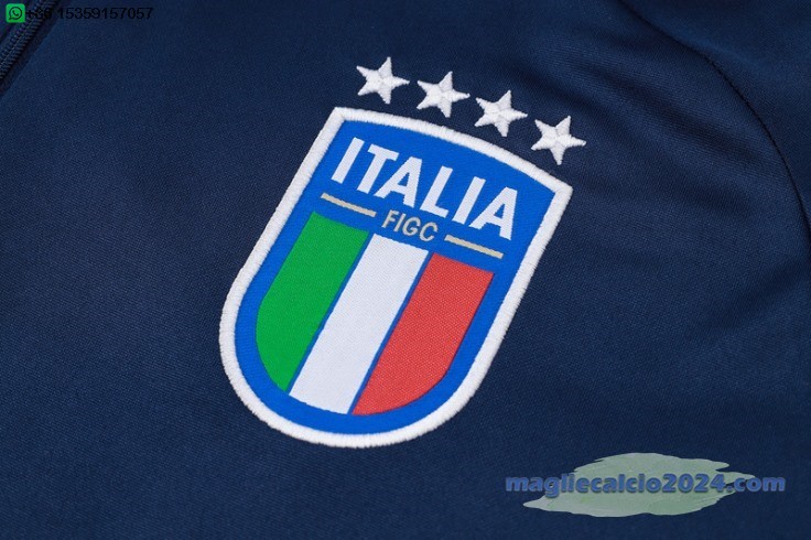 Sudadera Formazione Italia 2024 Blu Navy Poco Prezzo