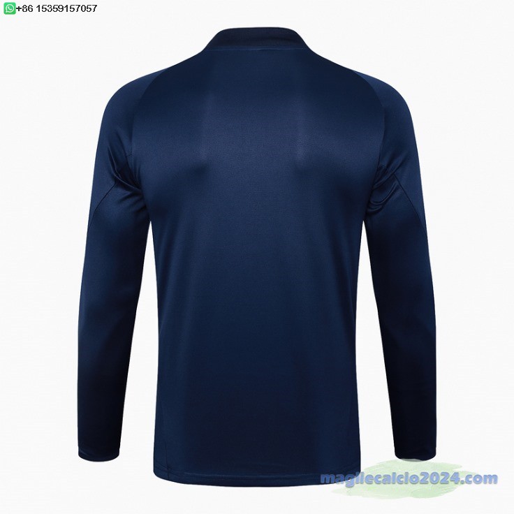 Sudadera Formazione Italia 2024 Blu Navy Poco Prezzo