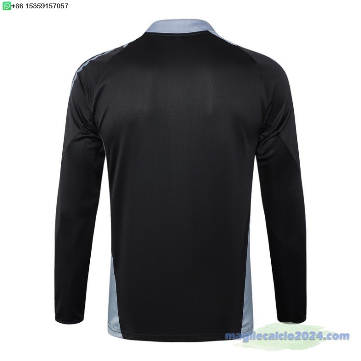 Sudadera Formazione Italia 2024 Nero Grigio Poco Prezzo