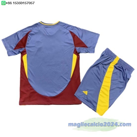 Terza Conjunto De Bambino As Roma 2024 2025 Blu Poco Prezzo