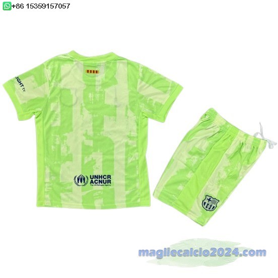 Terza Conjunto De Bambino Barcelona 2024 2025 I Verde Poco Prezzo