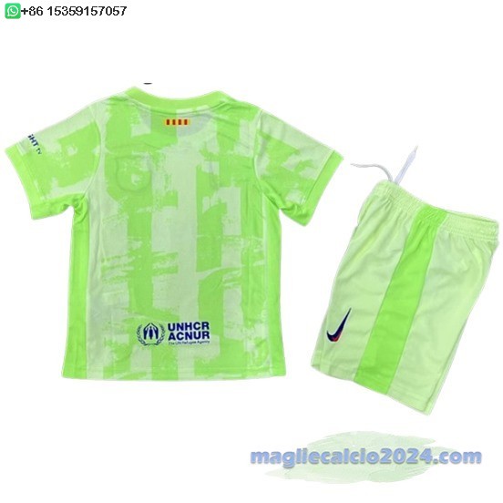 Terza Conjunto De Bambino Barcelona 2024 2025 Verde Poco Prezzo