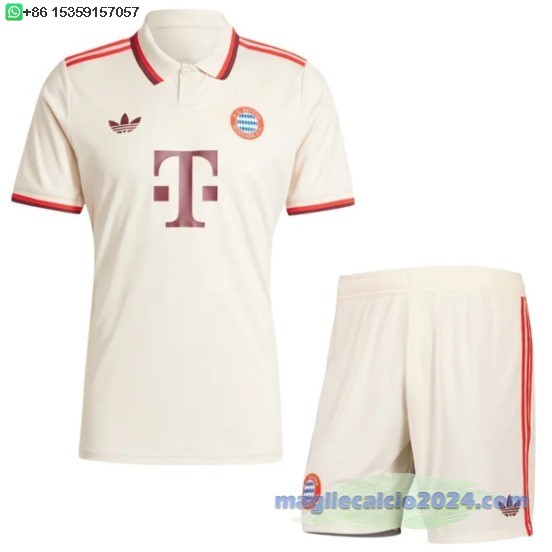 Terza Conjunto De Bambino Bayern Múnich 2024 2025 Poco Prezzo