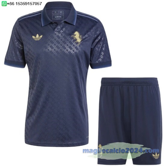 Terza Conjunto De Bambino Juventus 2024 2025 Blu Poco Prezzo