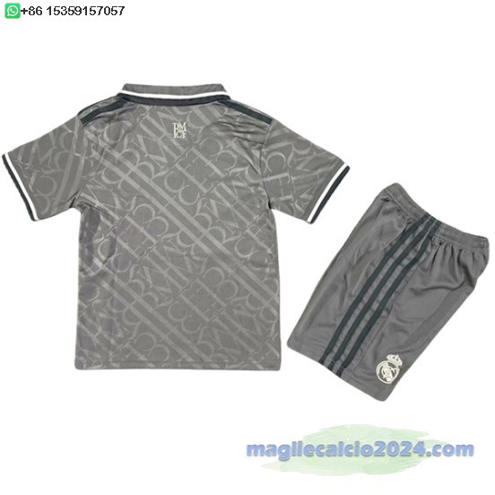 Terza Conjunto De Bambino Real Madrid 2024 2025 Nero Poco Prezzo