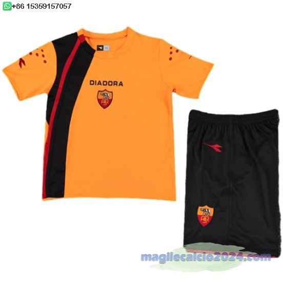 Terza Conjunto De Bambino Roma Retro 2005 2006 Poco Prezzo