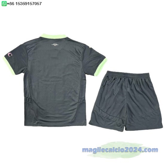 Terza Conjunto De Uomo AC Milan 2024 2025 Nero Poco Prezzo