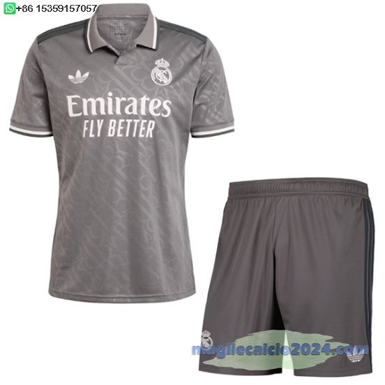 Terza Conjunto De Uomo Real Madrid 2024 2025 Nero Poco Prezzo